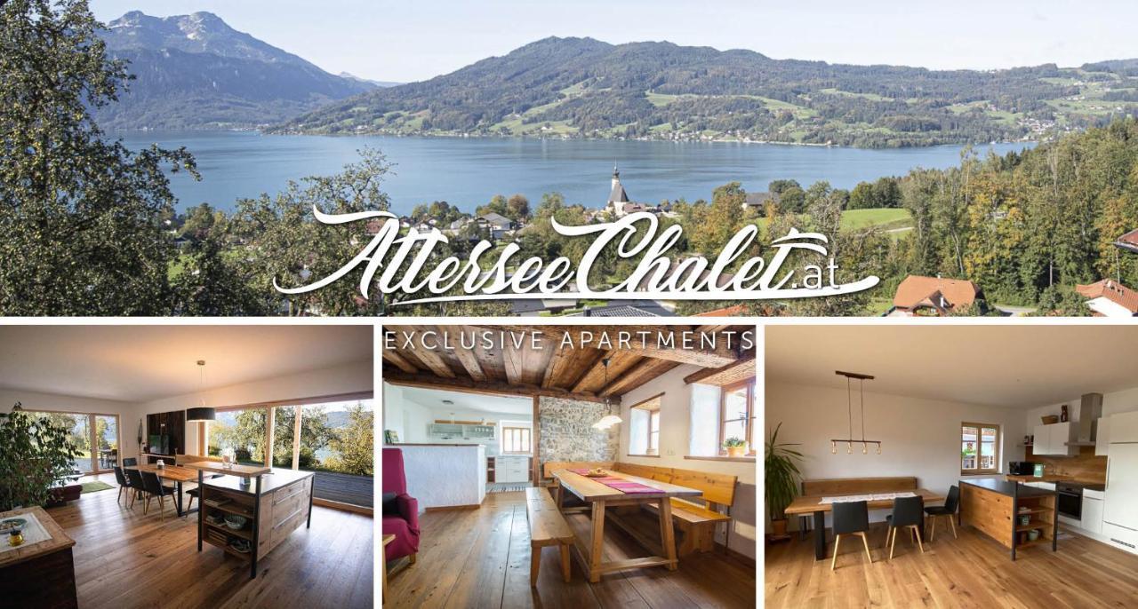 Attersee-Chalet Angermann Familie Spalt Steinbach am Attersee Bagian luar foto