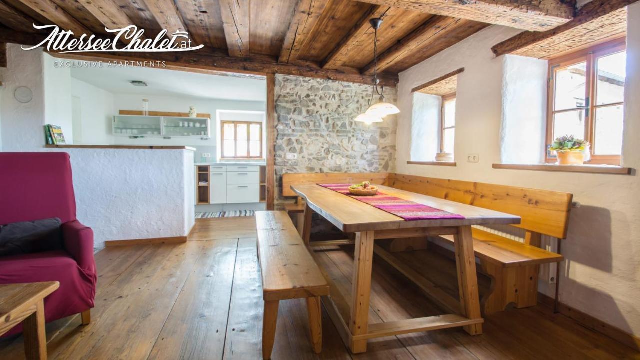 Attersee-Chalet Angermann Familie Spalt Steinbach am Attersee Bagian luar foto