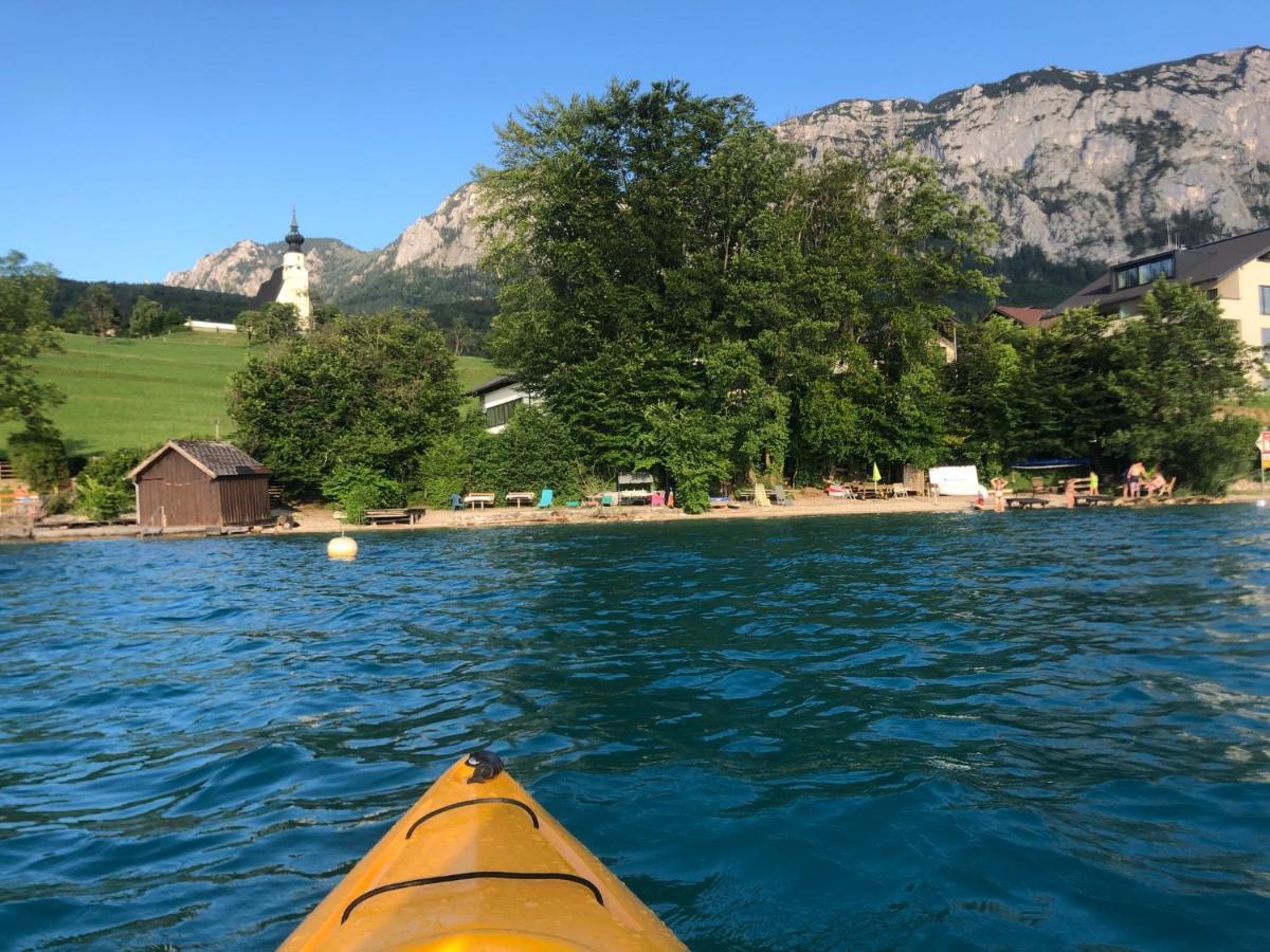 Attersee-Chalet Angermann Familie Spalt Steinbach am Attersee Bagian luar foto