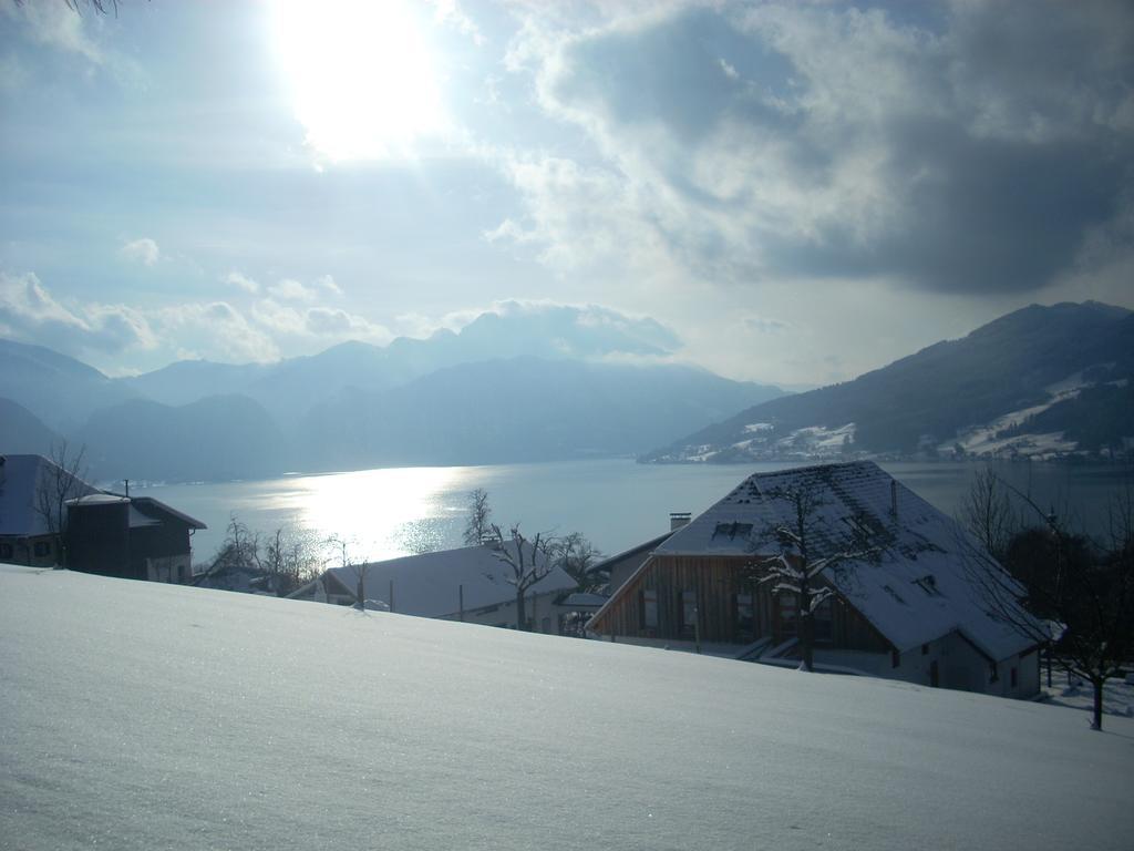 Attersee-Chalet Angermann Familie Spalt Steinbach am Attersee Bagian luar foto