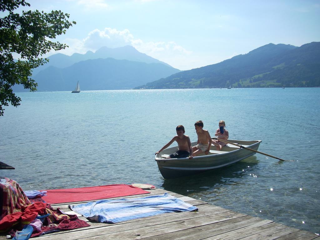 Attersee-Chalet Angermann Familie Spalt Steinbach am Attersee Bagian luar foto